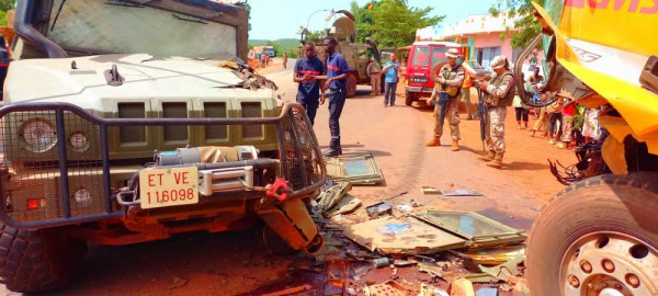 Mali: Un convoi militaire Espagnol de l’EUTM rentre en collision avec un camion 10 tonnes