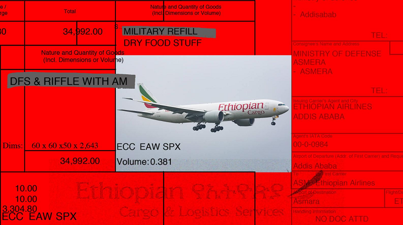 Ethiopia used its flagship commercial airline to transport weapons during war in Tigray