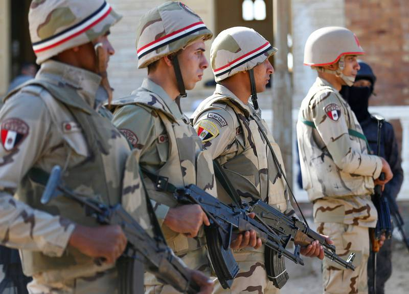 Egypt’s military says 10 militants killed in North Sinai