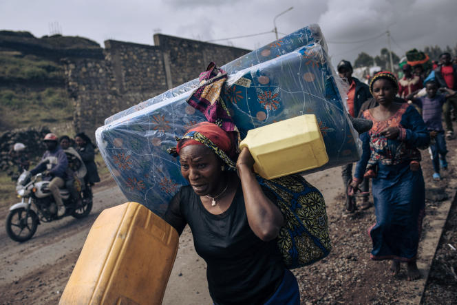 Dans l’est de la RDC, l’avancée des rebelles du M23 provoque la panique