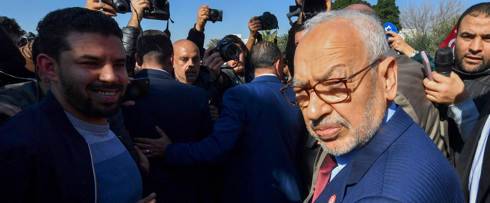 Tunisia jails opposition leader Ghannouchi for 1 year