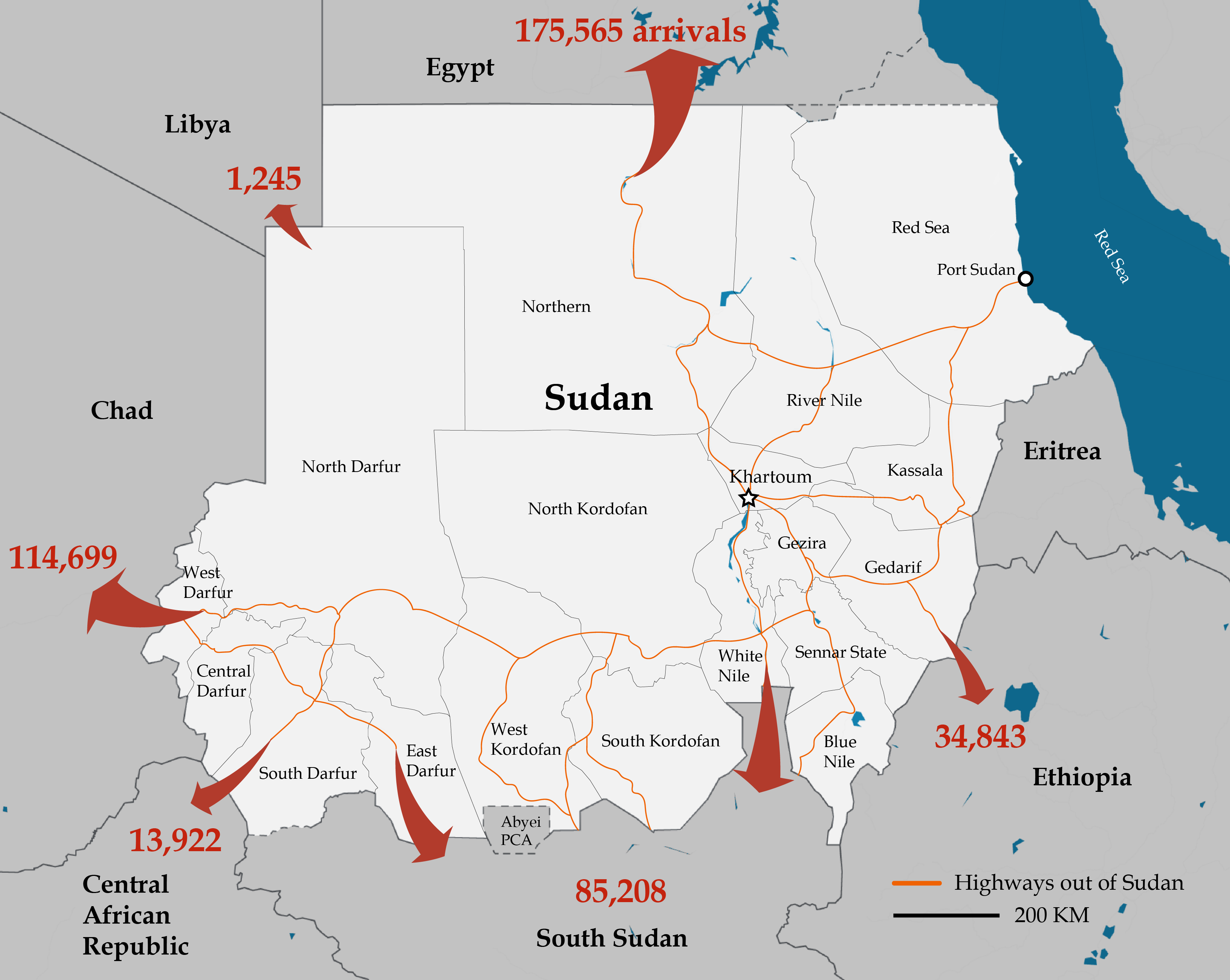 Sudan Conflict Straining Fragility of Its Neighbors