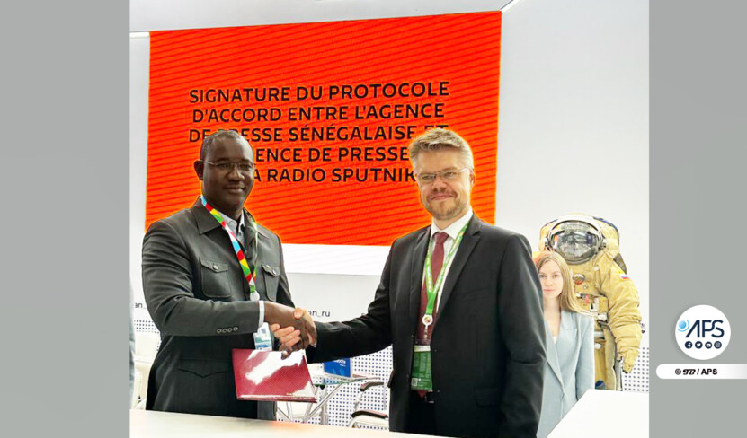 SENEGAL-RUSSIE-MEDIAS-COOPERATION / Signature de conventions de partenariat entre l’APS et deux agences de presse russes