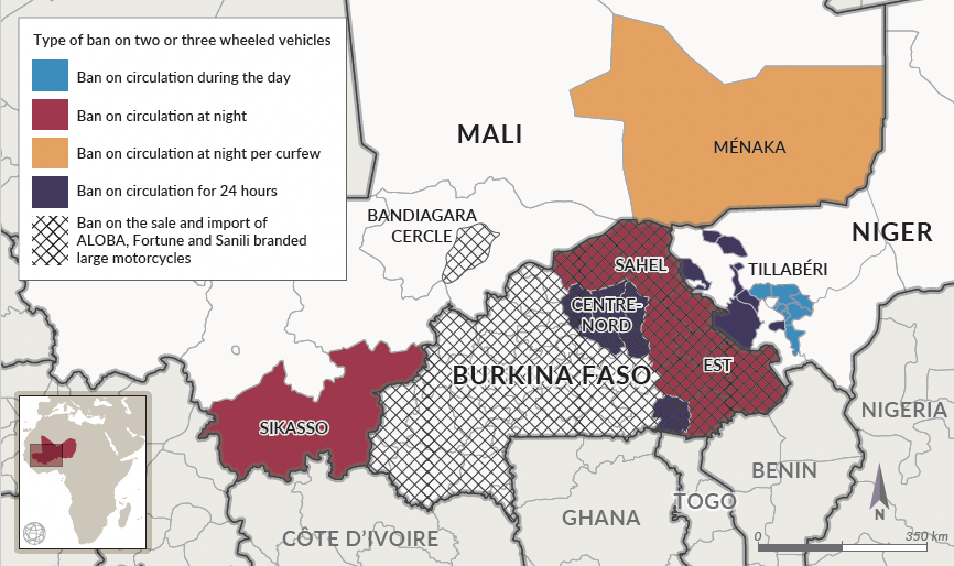 Motorbikes and armed groups in the Sahel