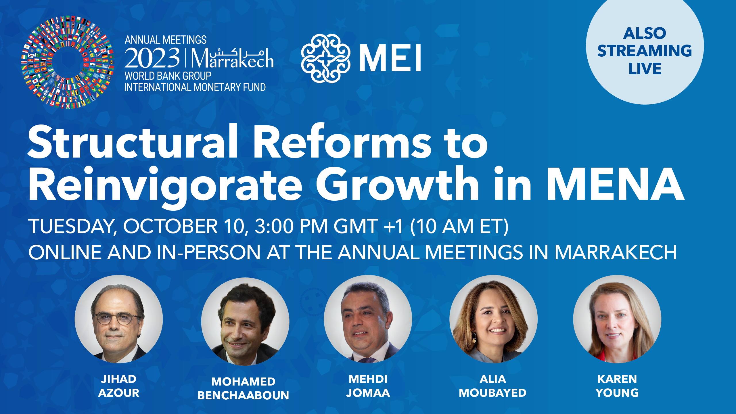 IMF-MEI | Structural Reforms to Reinvigorate Growth in MENA