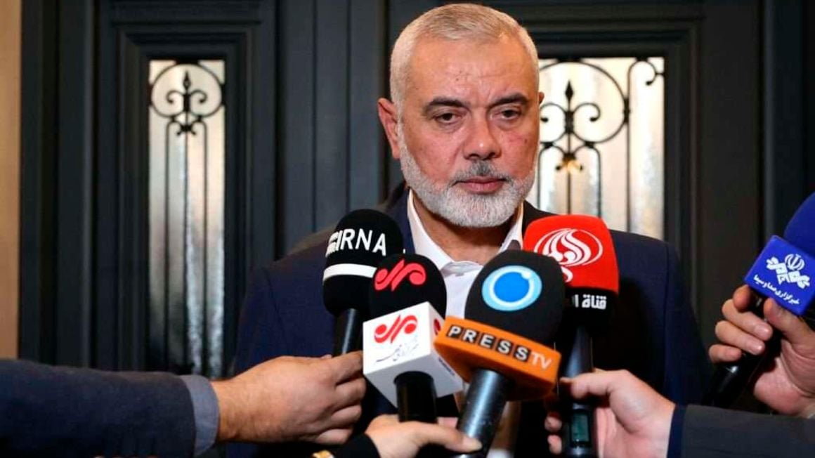 Hamas leader Ismail Haniyeh arrives in Cairo for ceasefire talks