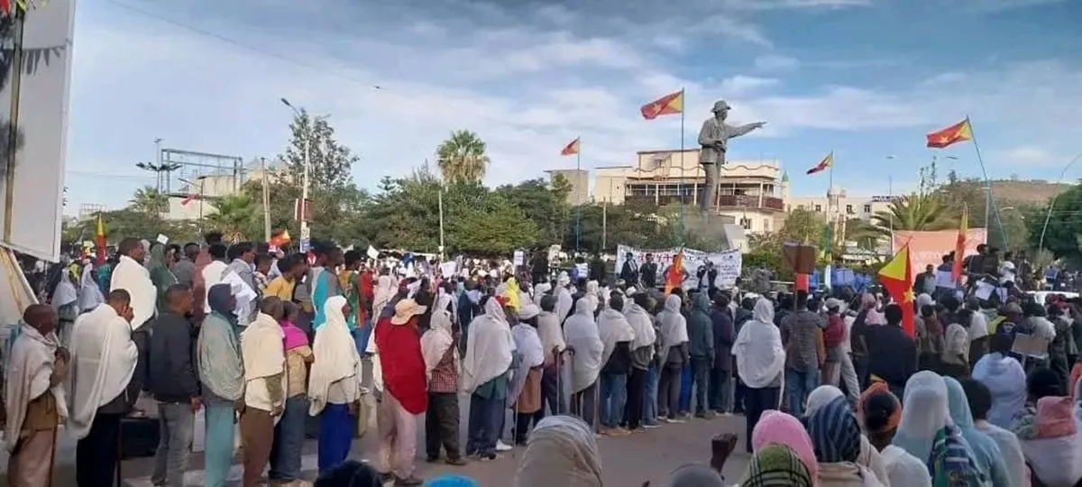 News: IDPs in Tigray rally for repatriation, urging proper implementation of the Pretoria agreement