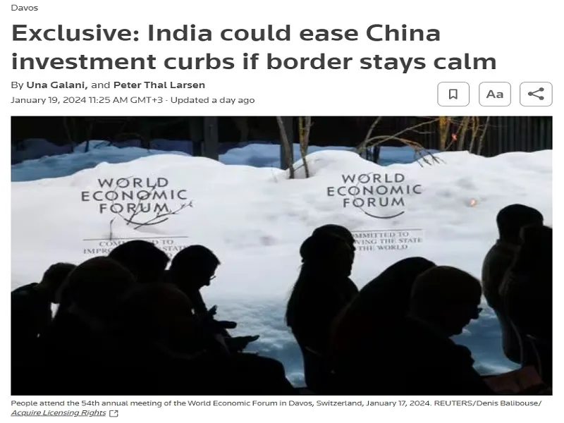 Indian Curbs On Chinese Investment Are Due To Their Security Dilemma