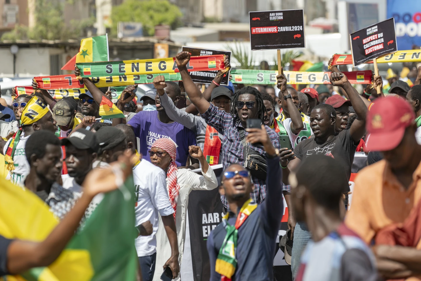 Protestors keep pressure on Senegal’s president to hold elections as soon as possible