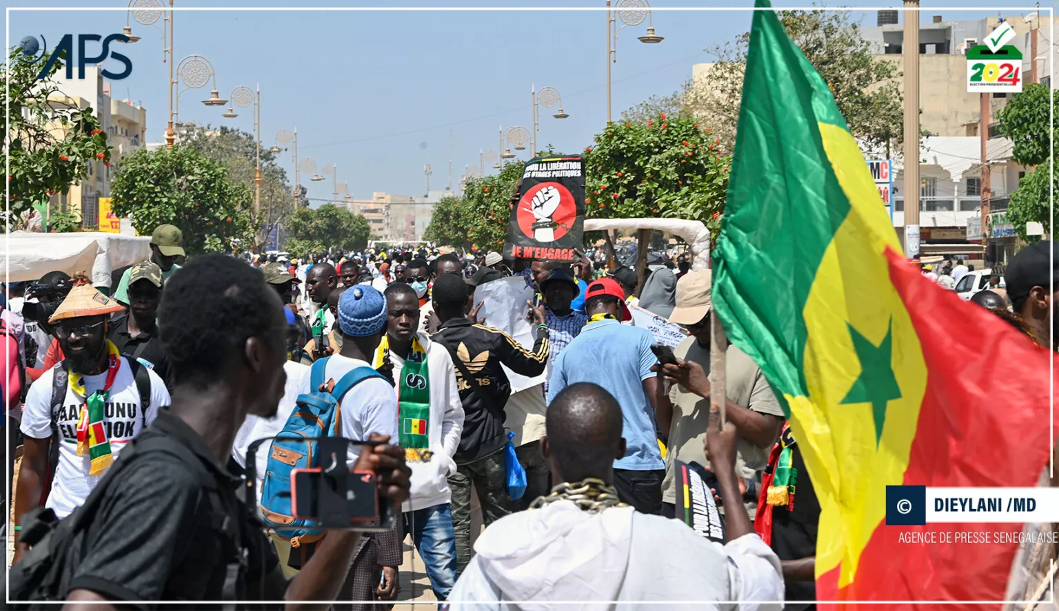 SENEGAL-POLITIQUE / Un grand nombre de personnes à la marche de ‘’Aar Sunu election’’