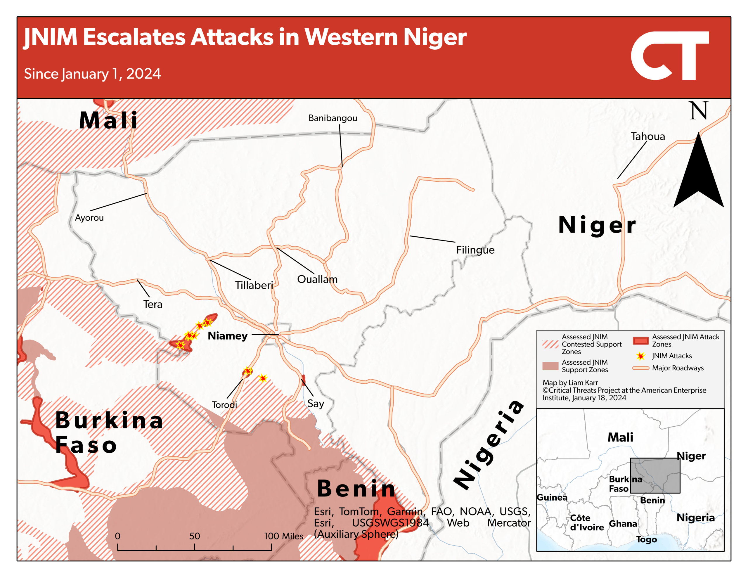 Salafi-Jihadi Movement Weekly Update, January 18, 2024: Nigerien Junta Looks to the Kremlin as al Qaeda–linked Militants Amplify Attacks Near Niamey