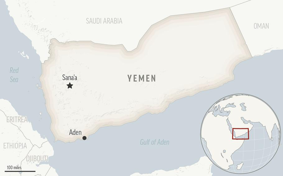 Aerial drone likely launched by Yemen’s Houthi rebels hits ship in the Red Sea