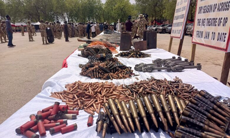 5630 Terrorists Surrender, Weapons Recovered In Lake Chad, Says Nigeria Army Chief