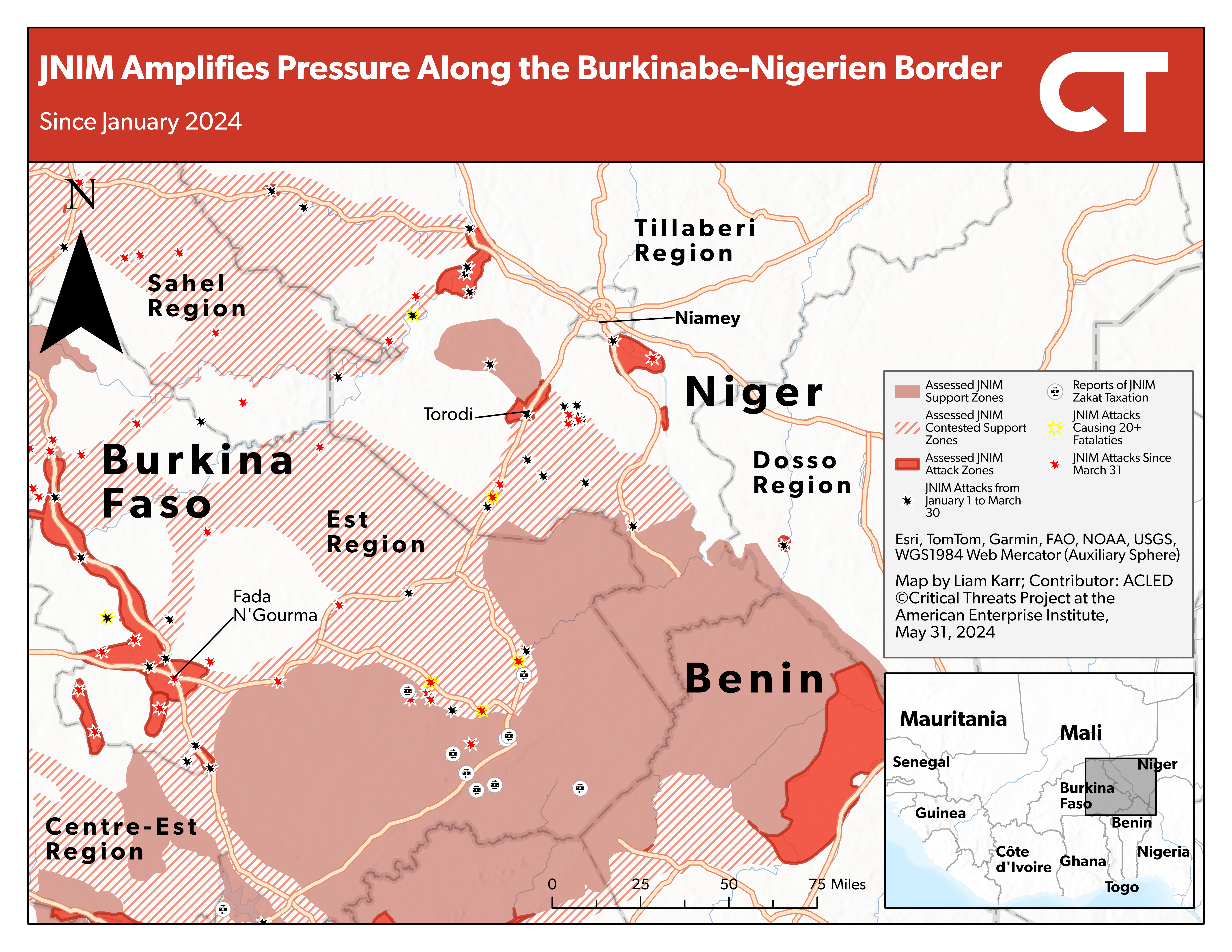 Africa File, May 31, 2024: Russian Red Sea Logistics Center in Sudan; JNIM Strengthens Along the Burkinabe-Nigerien Border