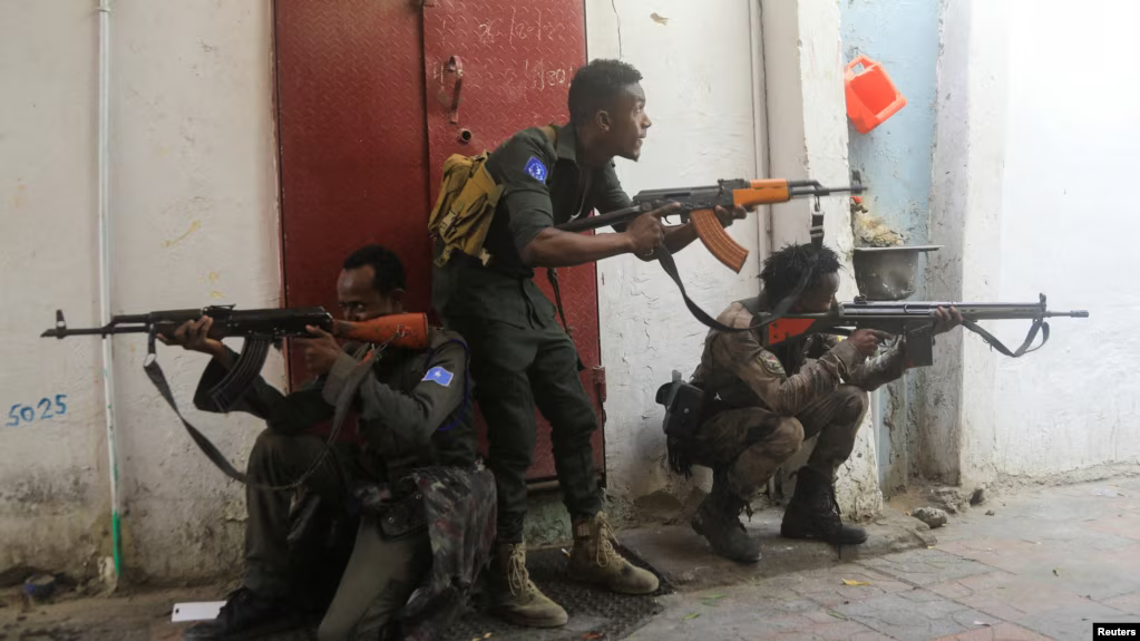 Somali forces kill dozens of militants following attack