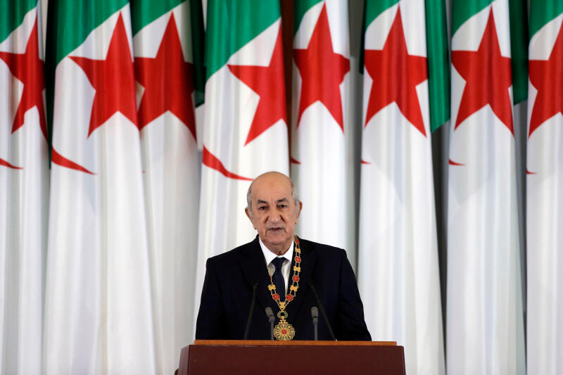 Algerian President Abdelmadjid Tebboune says he’s running for reelection