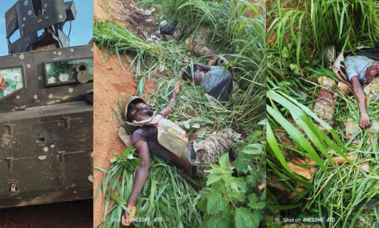 IPOB Factional Leader Tweets Misleading Pictures Of Attack On Soldiers