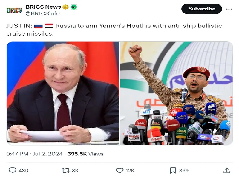 Fake News Alert: Russia Isn’t Arming The Houthis