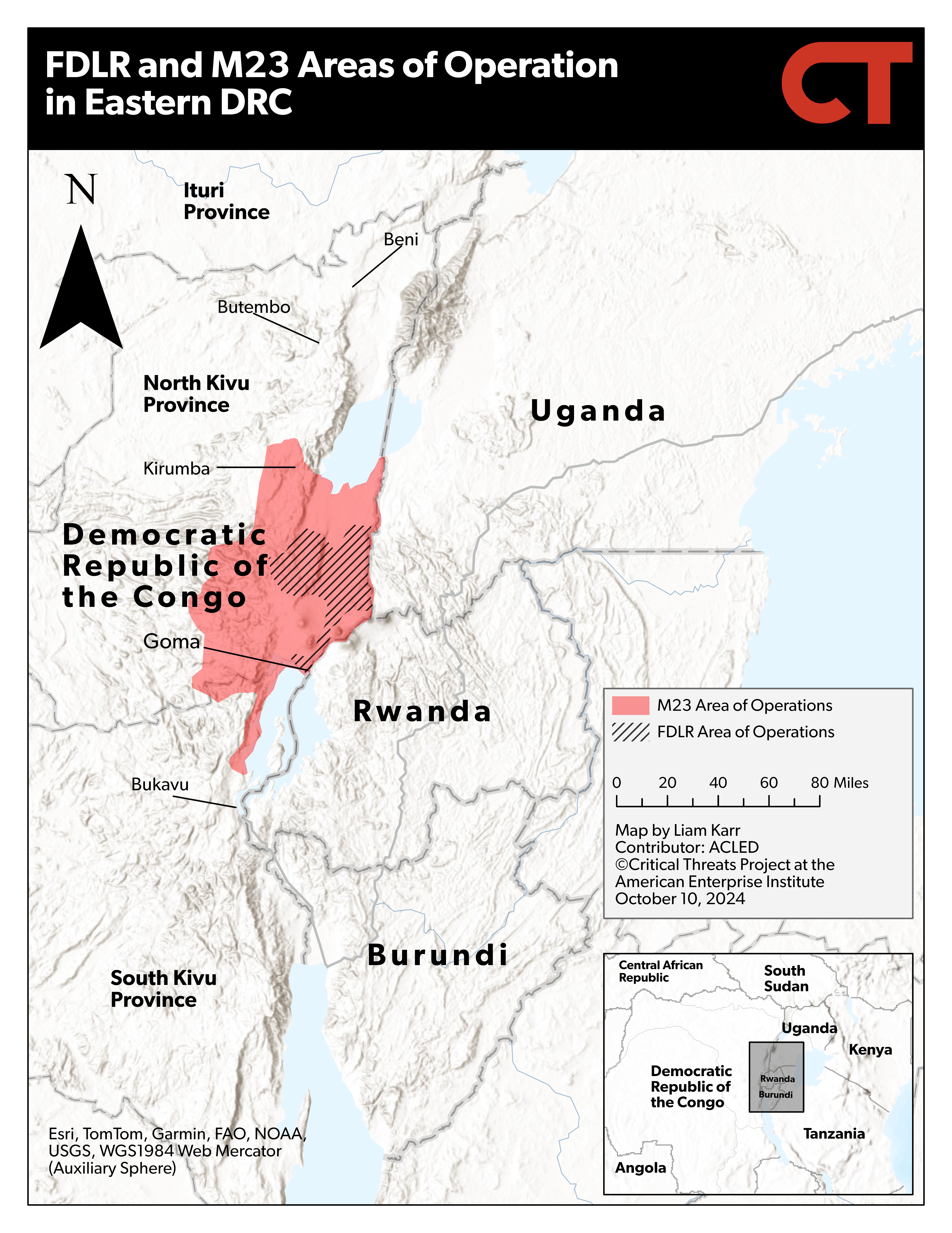 Africa File, October 10, 2024: DRC Attacks FDLR; Fano Counteroffensive; AUSSOM Issues; Mali’s Northern Challenges; Togo Border Pressure