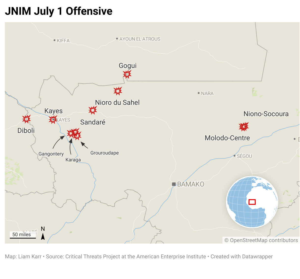 JNIM Attacks Across Mali; Biya Faces Challengers in Cameroon: Africa File, July 3, 2025