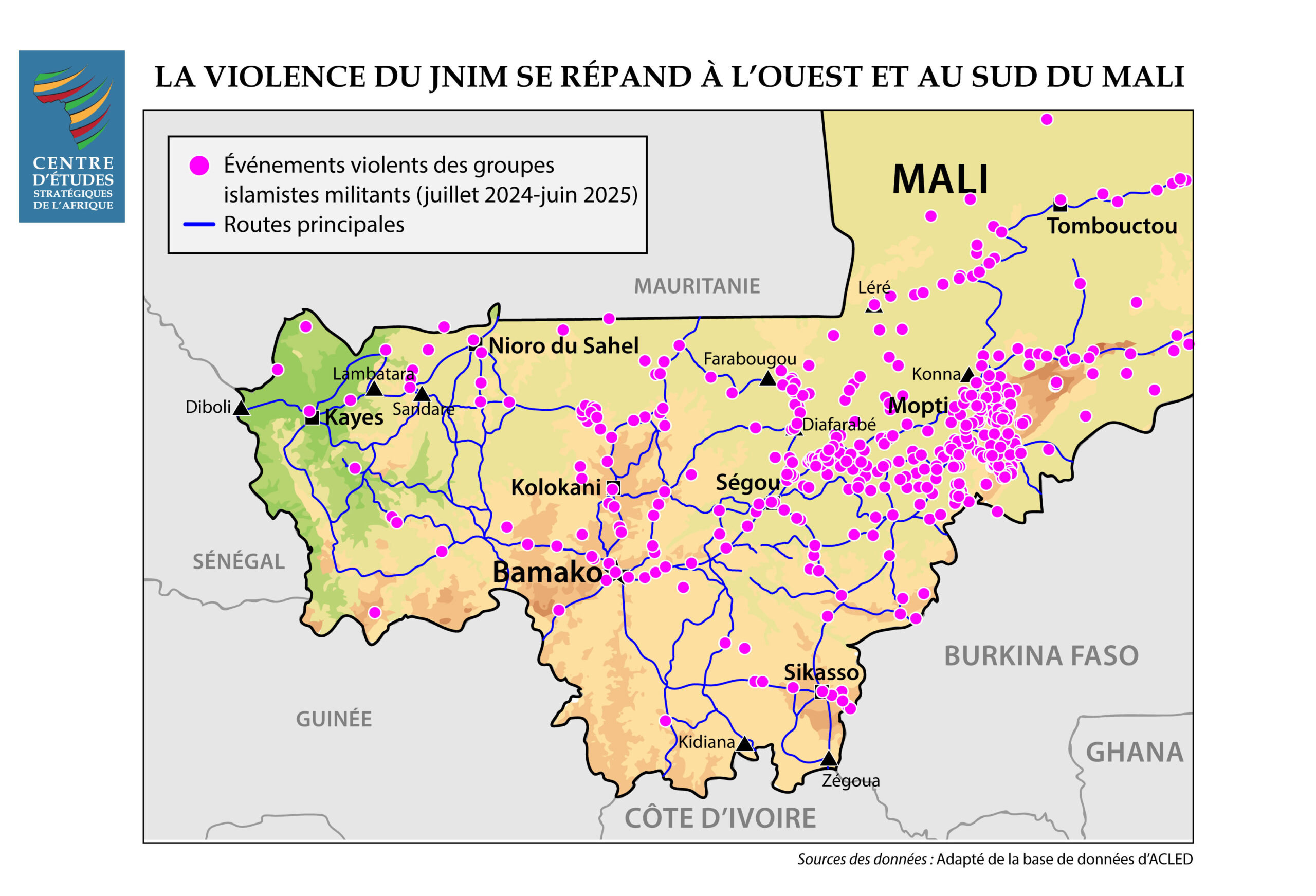 Les attaques du JNIM dans l’ouest du Mali redéfinissent le conflit au Sahel – Centre d’Études Stratégiques de l’Afrique