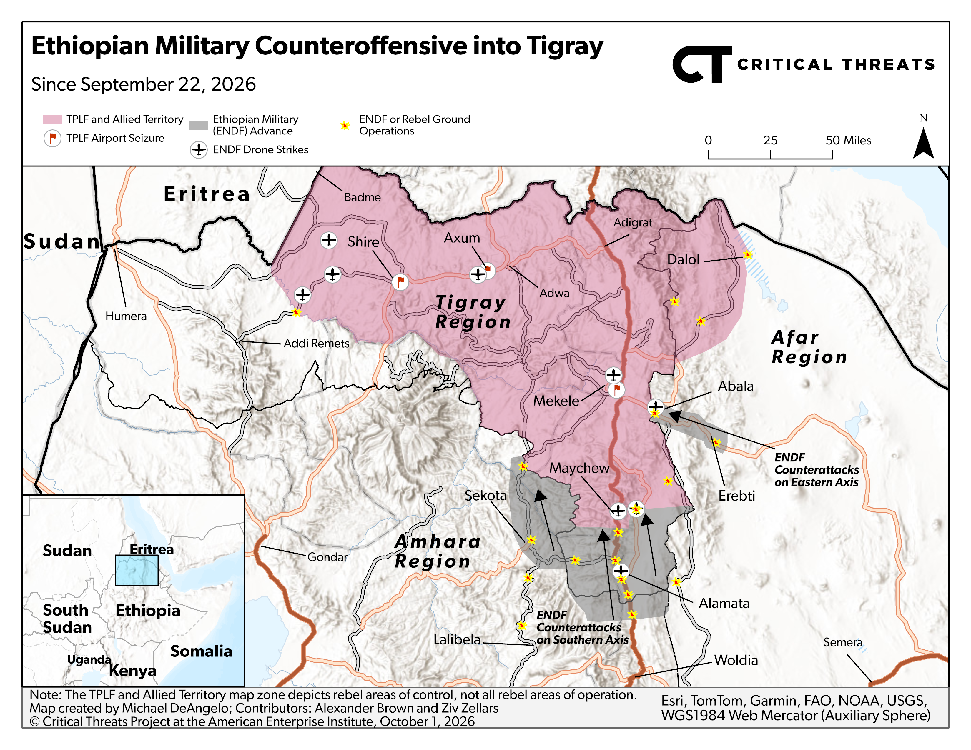 Ethiopian Counteroffensive into Tigray; Internal Tensions Within M23: Africa File, October 1, 2026
